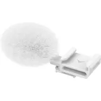 SmallRig 4734 Kaltschuhadapter mit pelzigem Windschutz (weiß) für Kameras der Sony ZV-Serie