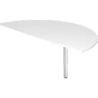 Hjh OFFICE PRO RA160 - Ansatztisch 160x80 Grau