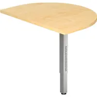 Hjh OFFICE PRO RA60 - Ansatztisch 60x80 Ahorn