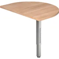 Hjh OFFICE PRO RA60 - Ansatztisch 60x80 Nussbaum