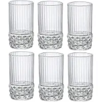 Bormioli Rocco Schnapsglas America '20s 8 cl (Set von 6 Stück)