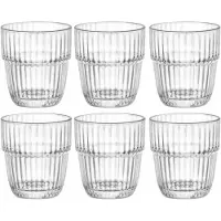 Bormioli Rocco Wasserglas Barshine Rocks (Set von 6 Stück) 30,5 cl