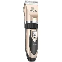 Oneisall P2 Tierhaartrimmer/Schere + Schere + Kamm-Set (Gold)