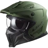 LS2 OF606 Drifter Solid Matt Military Grün 06 Jethelm Größe 2XL