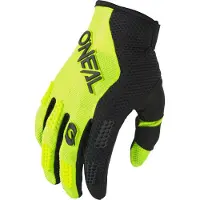 O'Neal Element Racewear Schwarz Neon Kinder Motocross Handschuhe Größe S