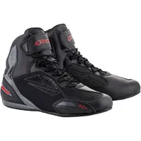 Alpinestars Faster-3 Drystar Schwarz Grau Rot Schuhe Größe US 13.5