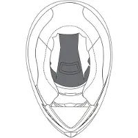 AGV K-3 Sv Innenpolsterung