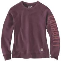 Carhartt Pullover Clarksburg Crewneck Damen Blackberry Heather-M