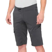 100% Ridecamp Herren Kurze Hose Gr.S Charcoal