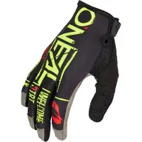 O'Neal Mayhem Nanofront Attack Schwarz Gelb Motocross Handschuhe Größe M