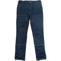 Carhartt Arbeitshose Double Front Dungaree Jeans Herren Blue-W40/L32