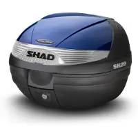 Shad Deckelcover für SH29 Topcase blau lackiert Unisexneutral010 - Motorradzubehör - Motorradgepäck