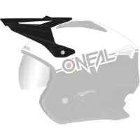 O'Neal Helmschirm Volt Cleft Visor, Schwarz Weiß