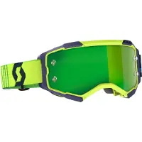 SCOTT Fury blau/gelbe Motocross Brille