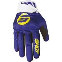 Shot Drift Spider Navy Gelb Handschuhe Größe 9