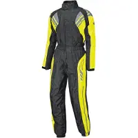 Held Flood 1-Teiler Regenkombi, schwarz/gelb, XL