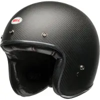 Bell Custom 500 Carbon Solid Matt Schwarz Jethelm Größe XS