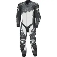 Held Slade II Schwarz Weiß 1-Teiler Motorrad Lederkombi Größe 28