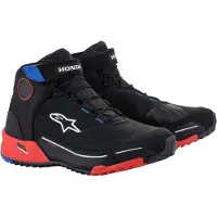 Alpinestars Honda Cr-X Drystar Schwarz Rot Blau Motorradschuhe Größe US 11.5