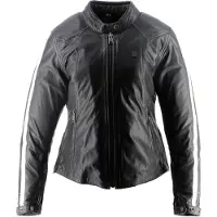 Helstons Victoria Leather Rag Schwarz CE Jacke Größe M