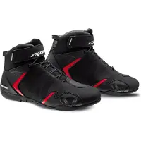 Ixon Gambler WP Schwarz Rot Motorrad Schuhe Größe 40