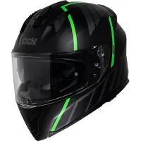 IXS IXSiXS2172.0MattSchwarzGrünIntegralhelm Größe XS