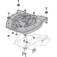 SW-Motech Quick Lock Adapterplatten F. TRAX ALUBOX