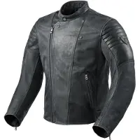 REV'IT! Revit Surgent Motorrad Lederjacke, schwarz, 50