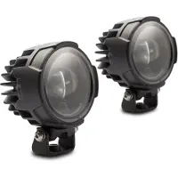SW-Motech EVO Fernscheinwerfer-Kit - Schwarz. Moto Guzzi V85 TT (19-23).