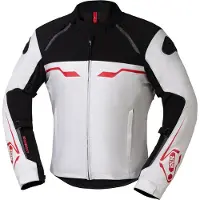 IXS Sport Jacke Hexalon-ST weiss-schwarz-rot L rot-schwarz
