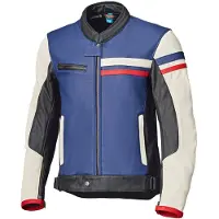 Held Midway Motorrad Lederjacke, blau/rot/weiß, 54