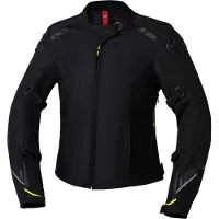 IXS Carbon-ST Wasserdichte Damen Schwarz Motorrad Textiljacke Größe M