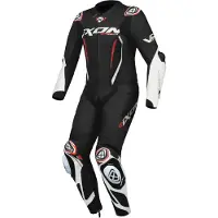 Ixon Vortex 3 Junior Schwarz Weiß Jugend 1-Teiler Motorrad Lederkombi Größe 14 YRS