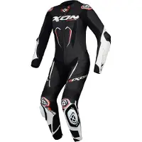 Ixon Vortex 3 Lady Schwarz Weiß 1-Teiler Motorrad Lederkombi Größe XS
