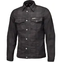 Held Woodland 62310 Motorrad-Hemd Herren Baumwolle schwarz, L