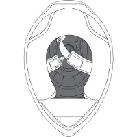 AGV K-6/K-6 S S26 Helmkronenpolster
