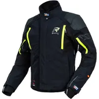 Rukka Shield-R Motorrad Textiljacke, schwarz/gelb, 66