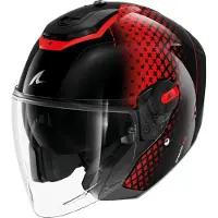 Shark RS Jet Stride Schwarz Rot Jethelm Größe XS