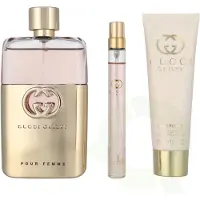 Gucci Set Guilty Edp 90ml Body 75ml Edp 10ml@