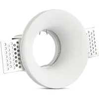 V-TAC VT-7906 LED-Wandleuchte, moderne runde Wandleuchte, 14 W, Metallgehäuse, weiß, 25 cm, Licht 4000 K – 14982
