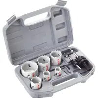 Bosch 9-tlg. Bimetall HSS Lochsäge-Set für DIY-Projekte