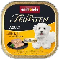 Animonda Vom Feinsten Gourmet core with Beef, egg + ham, Adult, Egg, Beef, Ham, 150 g, Soy free