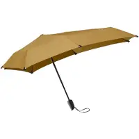 Senz Mini Automatic Foldable Storm Umbrella golden palm