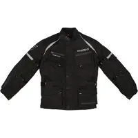 Modeka Tourex II Kinder Motorrad Textiljacke, schwarz, 152