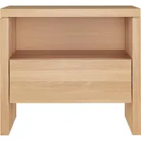 Erst-Holz Nachttisch Buche Nachtkästchen Bettkommode mit Schublade 90.20-K42