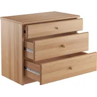 Erst-Holz 90.20-K36 Buche Massiv Nachtkonsole für erhöhte Seniorenbetten mit 3 Schubläden