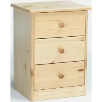 Erst-Holz 90.20-K03 Elke Nachttisch Kiefer massiv 3 Schubläden