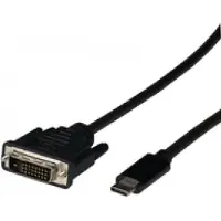 EFB Elektronik EBUSBC-DVIK.2 USB Typ-C - DVI-D Kabel, USB Typ-C Stecker - DVI-D Stecker, 1080P, 2m EBUSBCDVIK2