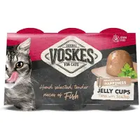 Voskes Jelly Cups Thunfisch mit Jakobsmuschel (6x25 g)