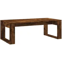 vidaXL Couchtisch Räuchereiche 102x50x35 cm Holzwerkstoff